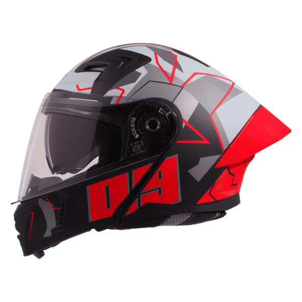 Steelbird SBA-20 Iss 09 glossy red black with extra visor